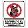 Prohibido el ingreso de animales COD 1028